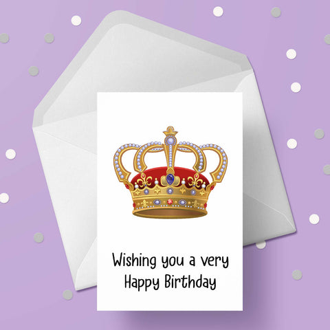 King Charles 04 Birthday Card