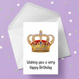 King Charles 04 Edible Icing Cake Topper or Ribbon