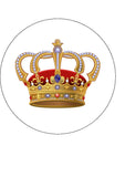King Charles 04 Edible Icing Cake Topper or Ribbon
