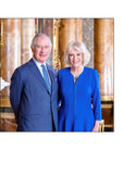 King Charles and Camilla Edible Icing Cake Topper or Ribbon
