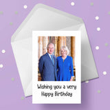 King Charles and Camilla Birthday Card