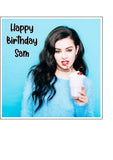 Charli XCX 01 Edible Icing Cake Topper or Ribbon