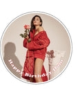 Charli XCX 02 Edible Icing Cake Topper or Ribbon