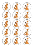Cheetah 02 Edible Icing Cake Topper or Ribbon