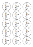 Chef 03 Edible Icing Cake Topper or Ribbon