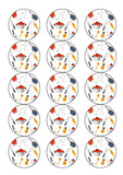 Chef 04 Edible Icing Cake Topper or Ribbon