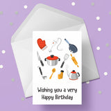 Chef 04 Edible Icing Cake Topper or Ribbon