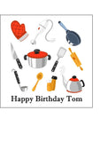 Chef 04 Edible Icing Cake Topper or Ribbon