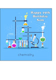 Chemistry Science Edible Icing Cake Topper or Ribbon