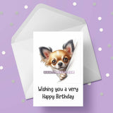 Chihuahua Birthday Card 02