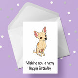 Chihuahua 03 Edible Icing Cake Topper or Ribbon