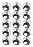Chris Brown 02 Edible Icing Cake Topper or Ribbon
