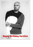 Chris Brown 02 Edible Icing Cake Topper or Ribbon