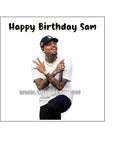 Chris Brown 04 Edible Icing Cake Topper or Ribbon