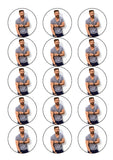 Chris Hemsworth 01 Edible Icing Cake Topper or Ribbon