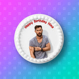 Chris Hemsworth 01 Edible Icing Cake Topper or Ribbon