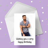 Chris Hemsworth 01 Edible Icing Cake Topper or Ribbon
