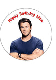 Chris Hemsworth 02 Edible Icing Cake Topper or Ribbon