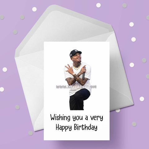 Chris Brown 04 Birthday Card