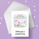 Christening Card 02 - For Girls