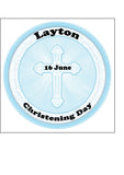 Christening 03 Edible Icing Cake Topper or Ribbon