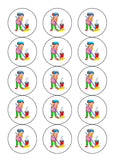Cleaner 01 Edible Icing Cake Topper or Ribbon (Female)