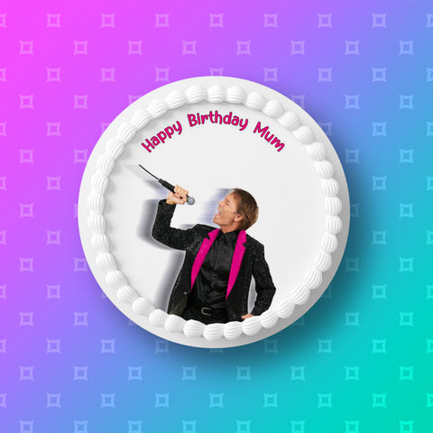Cliff Richard 03 Edible Icing Cake Topper or Ribbon