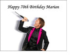 Cliff Richard 03 Edible Icing Cake Topper or Ribbon