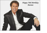 Cliff Richard 01 Edible Icing Cake Topper or Ribbon
