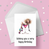Cocktail Girl Funny Birthday Card 03