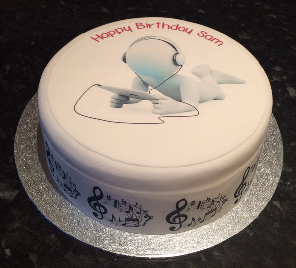 Computer / Laptop / Table Edible Icing Cake Topper 02