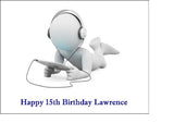 Computer / Laptop / Tablet Edible Icing Cake Topper 02