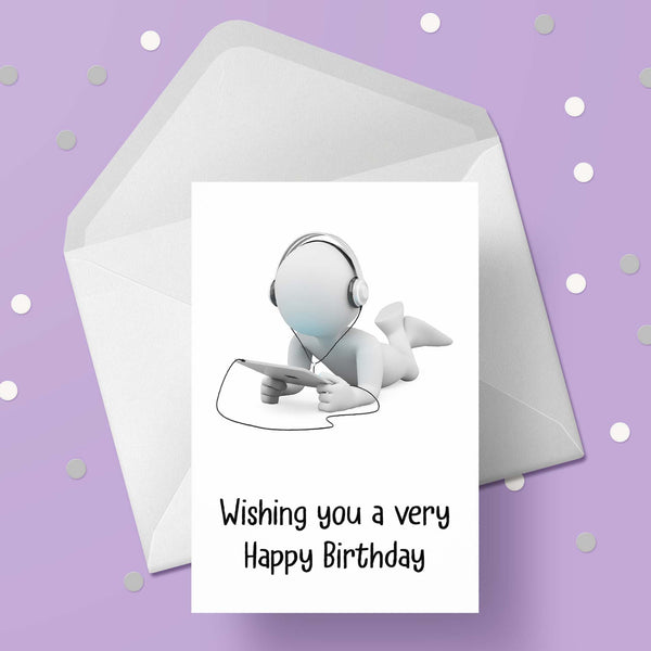 Computer / Laptop / Tablet Birthday Card 02