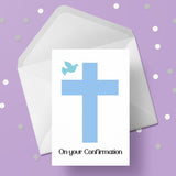 Confirmation 02 Edible Icing Cake Topper or Ribbon