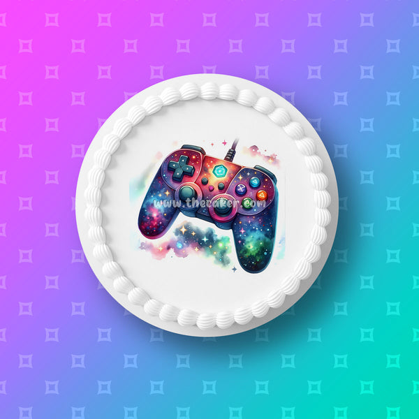 Games Controller 01 Edible Icing Cake Topper