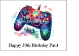 Games Controller 01 Edible Icing Cake Topper