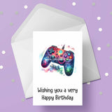 Games Controller 01 Birthday Card