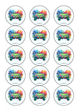 Games Controller 02 Edible Icing Cake Topper