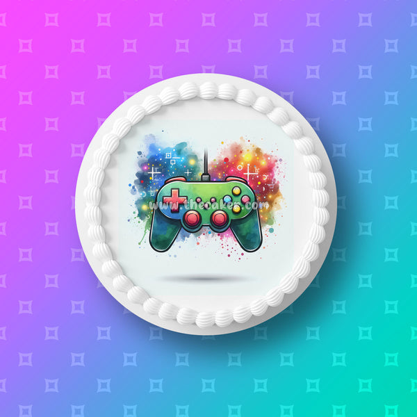 Games Controller 02 Edible Icing Cake Topper