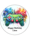 Games Controller 02 Edible Icing Cake Topper