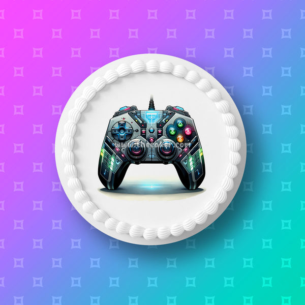Games Controller 03 Edible Icing Cake Topper