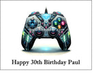 Games Controller 03 Edible Icing Cake Topper