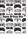 Games Console Controller Edible Icing Cake Topper 01