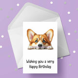 Corgi Dog Birthday Card 03