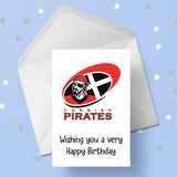 Any Rugby Badge Birthday Card