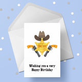 Cowboy Sheriff Badge Edible Icing Cake Topper or Ribbon