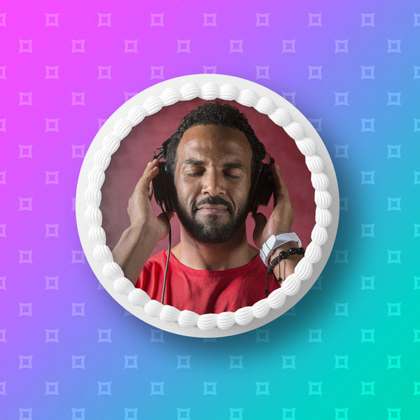 Craig David 02 Edible Icing Cake Topper or Ribbon