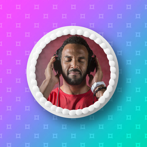 Craig David 02 Edible Icing Cake Topper or Ribbon