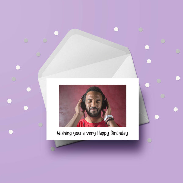 Craig David 02 Birthday Card