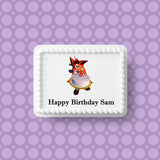 Crash Bandicoot 02 Edible Icing Cake Topper or Ribbon